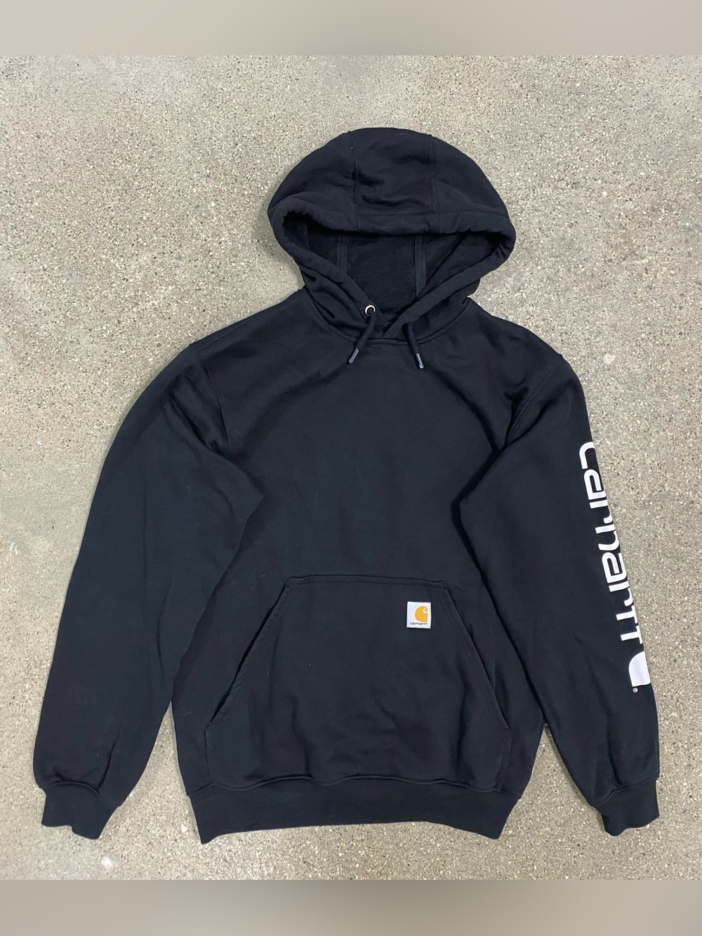 Black Carhartt Men's Small Loose Fit Casual Hoodie